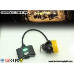 ABS IP68 Rechargeable LED Headlamp Underground Mining Lights With Warning Light for sale