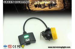 China ABS IP68 Rechargeable LED Headlamp Underground Mining Lights With Warning Light supplier