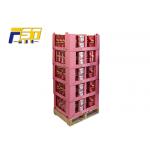 Cool Design Cardboard Pallet Display Environmental Friendly For Snacks Promotion for sale