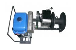 China Electric Power Construction 1 Ton Cable Winch With Honda / YAMAHA Engine supplier