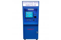 China Automatic Currency Exchange Atm Machine Linux OS Money Converter Machine supplier