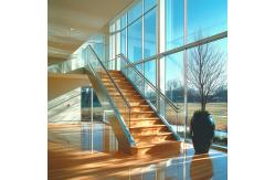 China Modern Stainless Steel Handrails with Polished PSS Finish for Staircase Glass Railings supplier