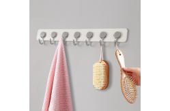 China Irregular 7 Hook Door Back Hook Free Punching Convenient Installation supplier