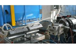 China Automatic PVC WPC PP PE Plastic Profile Extrusion Line / Plastic Profile Plant supplier