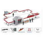 Overhead Conveyor Chain System For Powder Coating Painting Line