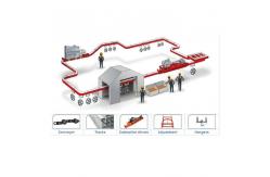 China Overhead Conveyor Chain System For Powder Coating Painting Line supplier