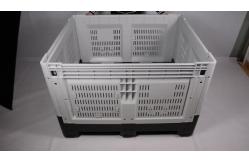 China Medium Duty food containers 1200x1000 box pallet collapsible Plastic Pallet Box supplier
