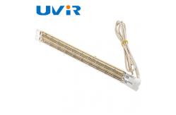 China 3500W Infrared Heating Element Tube Gold Short Wave For Dry Equipment supplier