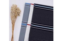 China Simple Beautiful Durble Fashionable Skin-Friendly Striped Material Fabric For T-Shirt supplier