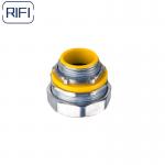 Zinc Liquid Tight Flexible Conduit Straight Connector Bond To Boxes And Enclosures for sale