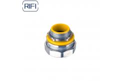 China Zinc Liquid Tight Flexible Conduit Straight Connector Bond To Boxes And Enclosures supplier