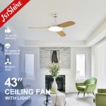Hotel Choice ABS Blades Smart WiFi Control Remote Control Ceiling Fan by 1stshine for sale