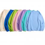 Crewneck Drop Shoulder Blank Oversized Sweatshirts Printed Plain Hoodies for sale