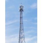 Four Legged  Q345B  Telecom Cell Towers Galvanized Steel Communication Tower