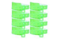 China Synthetic Custom Printed Event Wristbands Adjustable Vinyl Bracelets supplier