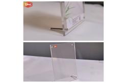 China Acrylic Photo Frame Stand Holder With Screw Desk Picture Poster Frame supplier