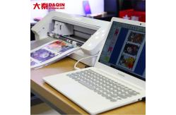 China Make Customized Picture Stickers Daqin Cutting Machine For Phone Or Laptop supplier