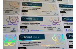 China Clear Printed 10ml Vial Labels Stickers 23 * 60 Mm For Muscledevelop supplier