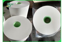 China 28gsm X 26mm Excellent Printability Drinking Straw Wrap Paper supplier