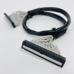 Automobile IDC Flat Ribbon Cable 2.54mm Pitch Insulation Material PVC Polyester for sale