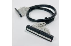 China Automobile IDC Flat Ribbon Cable 2.54mm Pitch Insulation Material PVC Polyester supplier