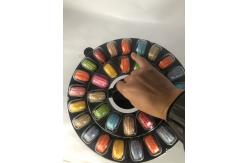 China Beautiful Portable Macaron Transparent Plastic Tray Chocolate Candy Box supplier