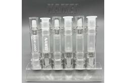 China Clear Wavy Lip Gloss Tubes Amazing Design Luxury Empty Lip Gloss Container supplier