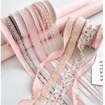 Rizhao Honey Series Ribbon Flower Bouquet Decoration Float Handmade Floral DIY Gift Packaging Straps Polyester Material Color Fastness for sale