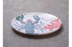 China Toxic Free Shatterproof Round Melamine Plate Set supplier