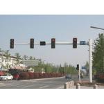 Shrink - Type Traffic Signal Mast Pole Cross - Road Traffic Light Column Single Arm for sale