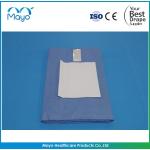 MAYO SMS Ophthalmic Drape With Pouch Surgical Eye Drape Blue