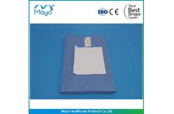China MAYO SMS Ophthalmic Drape With Pouch Surgical Eye Drape Blue supplier
