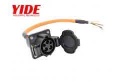 China ODM Electric Car Connector 2000V 5 Pin Male Connector Waterproof supplier
