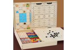 China Wooden Multifunctional Game Chess Checkers Flying Chess Gomoku supplier