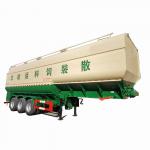 Original Factory  65000 Litres Bulk Feed Semi Truck   Farm Animal Feed Transporter   Animal Feed Transport Semi-trailer for sale