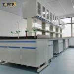 SS304 White Lab Island Bench with Customized Length 1500*850mm for sale