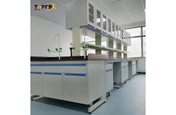 China SS304 White Lab Island Bench with Customized Length 1500*850mm supplier