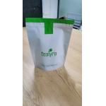 Biodegradable Matte White Stand Up Pouch Compostable Square Bottom Bag