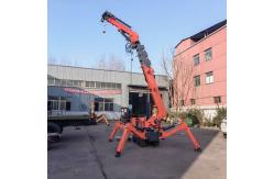 China Mini Electric And Diesel Mobile Lifting Crawler Spider Crane 5T 8T Telescopic Boom supplier