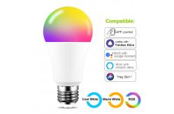 China 85-265V E27 Smart Light Bulb 3200K WiFi Smart LED Lamp App Control supplier