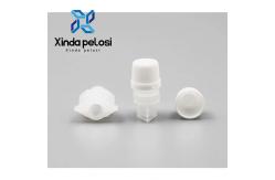 China Precision Cnc Flexible PE Plastic Spout Cap For Soya-Bean Milk Bag supplier