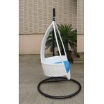 White Rattan Swing Chair for sale