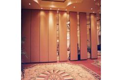 China Sliding Folding Partition Walls Melamine Movable Wooden Partition Wall For Banquet supplier