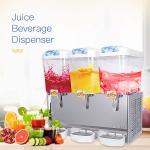 18L X 3 Automatic Cold Drink Dispenser Machine with Pump Spraying System for sale