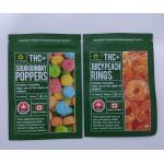 1g 4g 7g 10g Aluminum Foil Buddies Packaging Bag CBD gummies pouch delta 8 smell proof bag With Zipper for sale