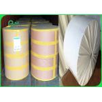 60gsm Degradable Waterproof White Kraft Paper / Straw Paper For Paper Straw for sale