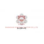Passenger Lift / Traction System 6x19 Wire Ropes With Fiber Core