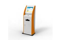 China Interactive Queuing Free Standing Kiosk Card Reader Receipt Printer Design supplier