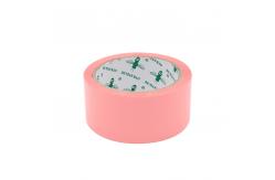 China Light Pink Tape BOPP Clear Adhesive Tape High Adhesive Power Sealing Carton Box supplier