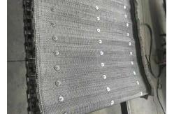 China Robust Chain Mesh Conveyor Belt, can be reused Easily Cleaned supplier
